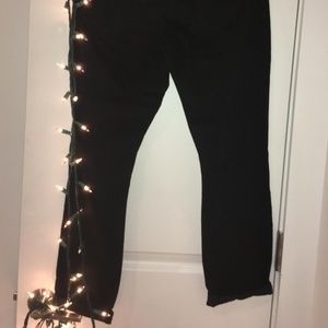 Black Distressed Boyfriend Jeans